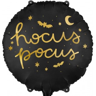 Hocus Pocus Black Spooky Halloween Themed Balloon 